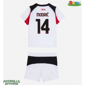 AC Milan Luka Modric #14 Bortaställ Barn 2025-26 Kortärmad (+ Korta byxor)